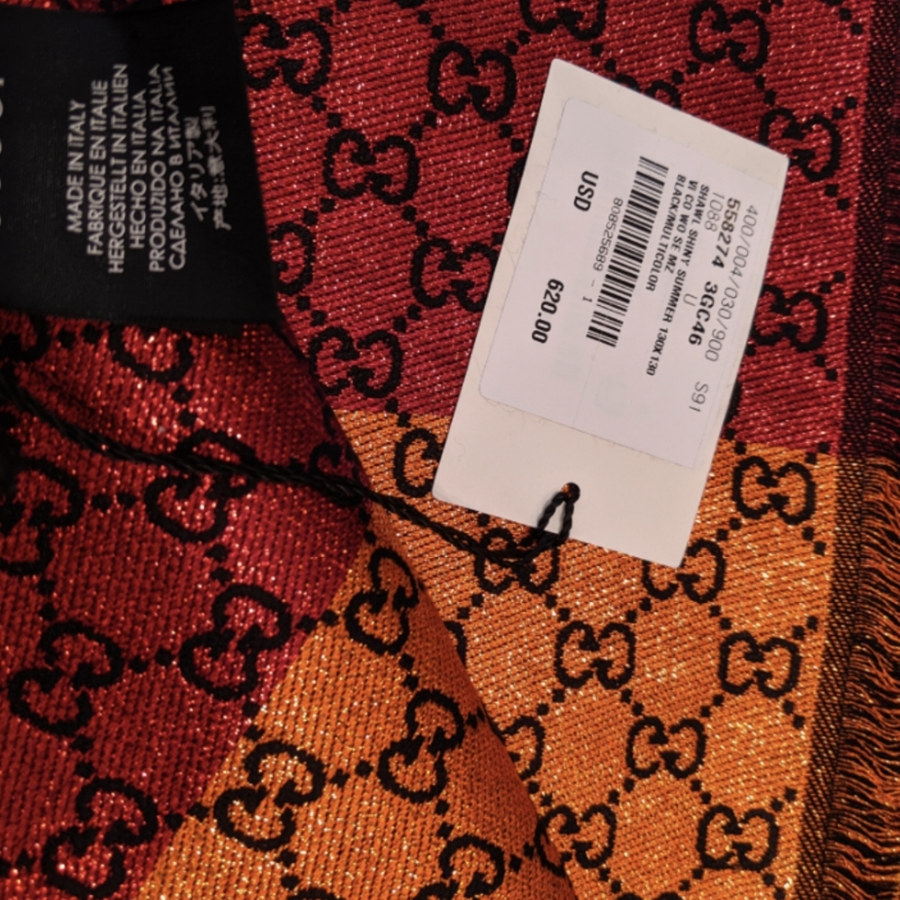 IN SEARCH OF Gucci ombre rainbow shawl 2019